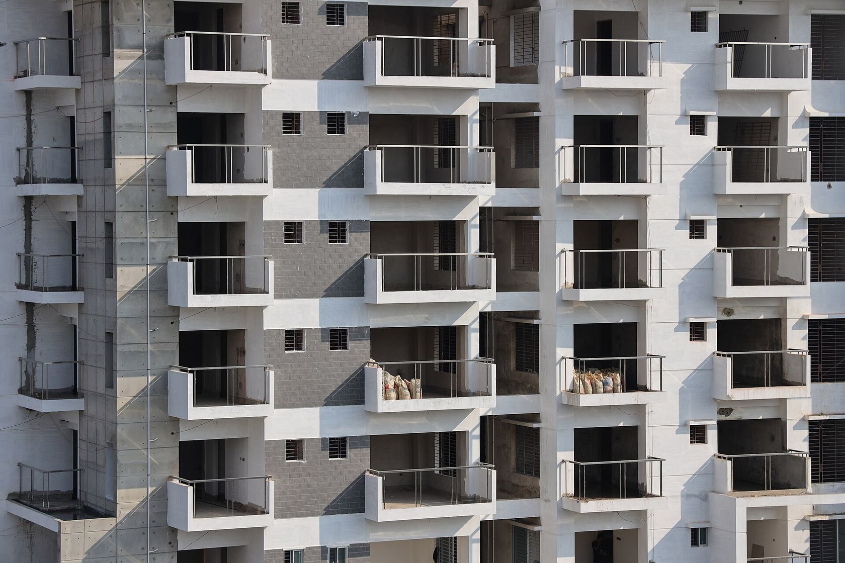 Obras de urbanización del barrio residencial