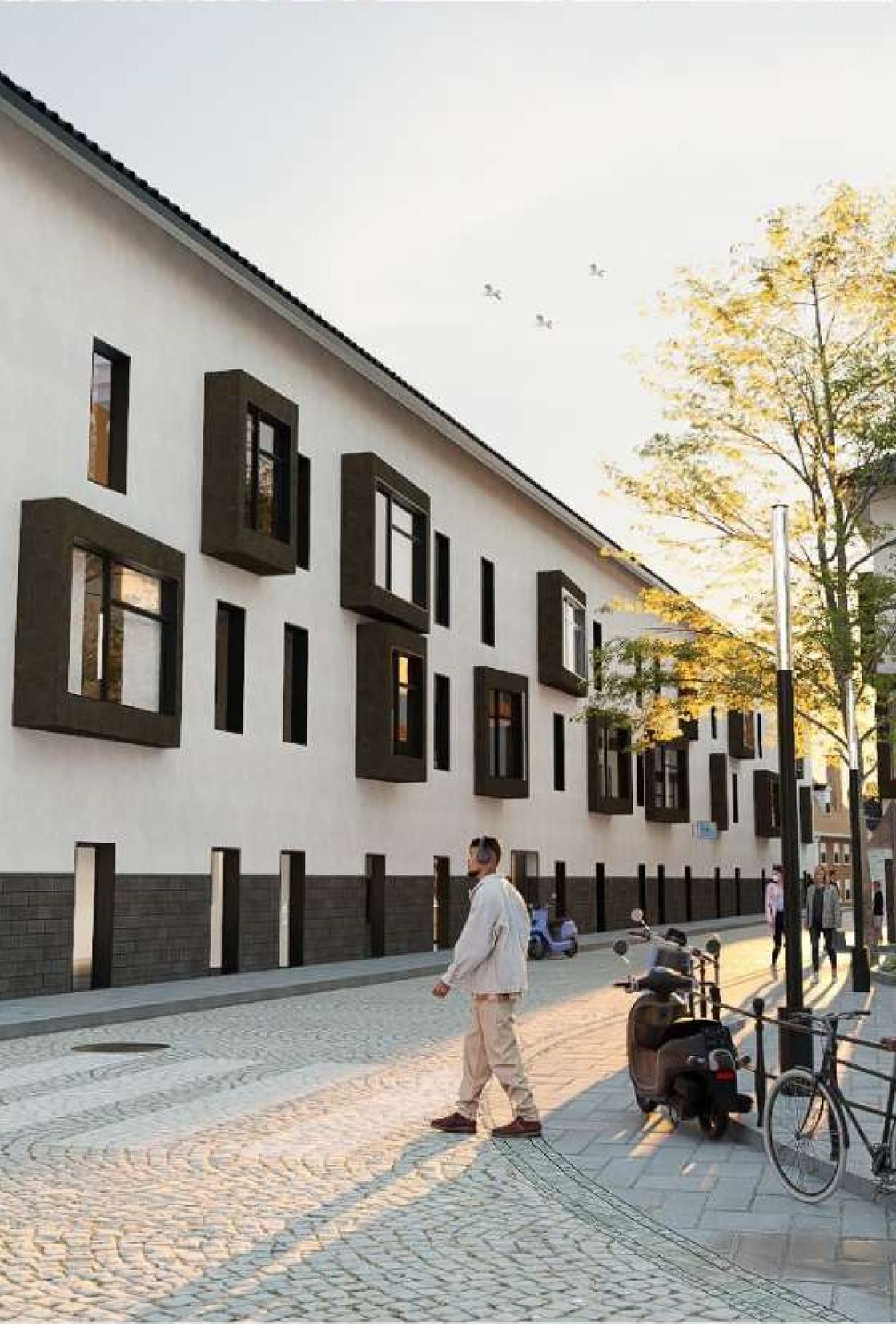 Render exterior de la promoción en Ciempozuelos
